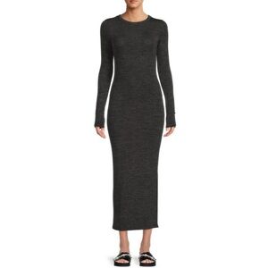 French Connection Charcoal Long Sleeve Dress